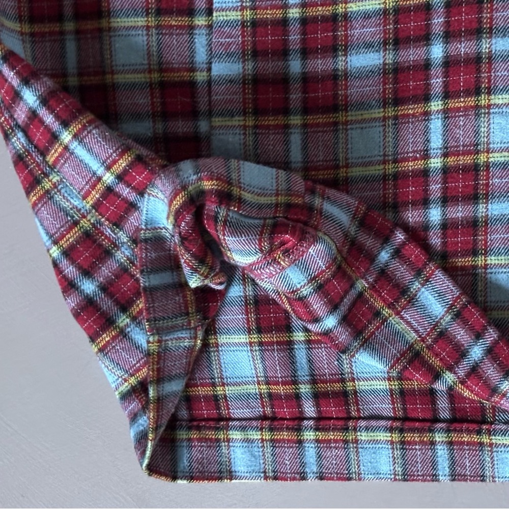 LIVE TO BE SPOILED Y2K Sleeveless Side Buckle Strap 90s Plaid Mini Jumper Dress - Picture 4 of 9